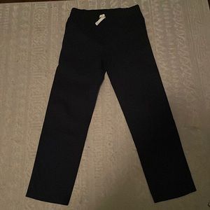 Cat & Jack Boys’s Stretch Straight Fit Woven Pull-On Pants- Size 14- Blue Navy